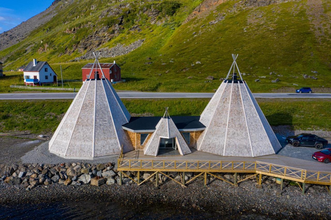 Sarnes Seaside Cabins Honningsvåg المظهر الخارجي الصورة