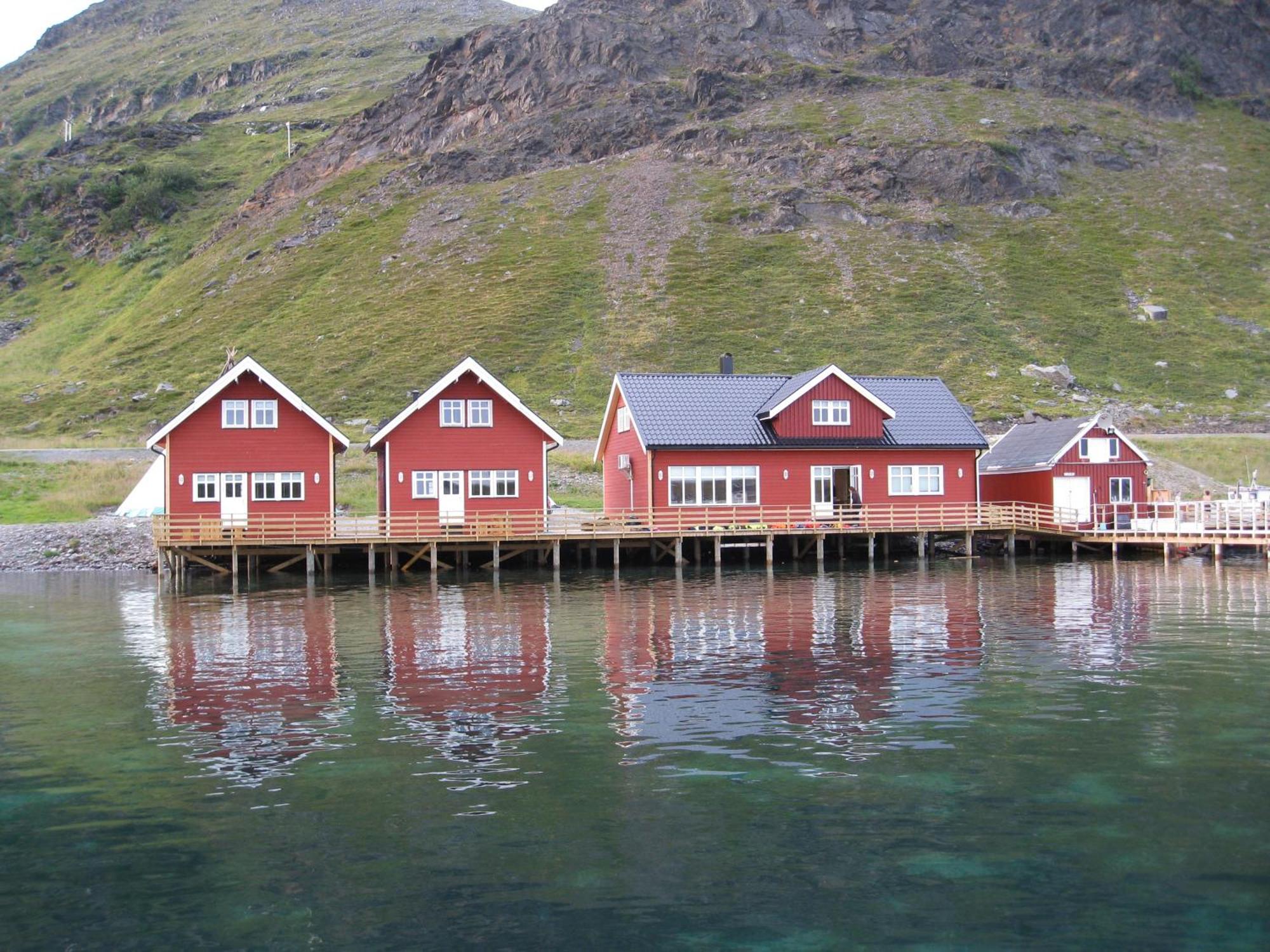 Sarnes Seaside Cabins Honningsvåg المظهر الخارجي الصورة